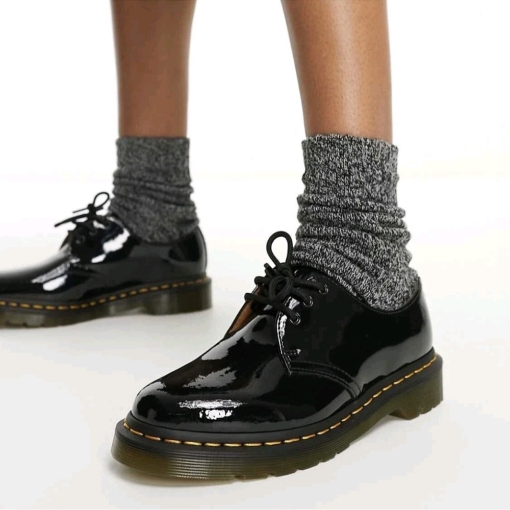 Doc Martens 1461 Black Patent Womens 7 - Picture 9 of 9